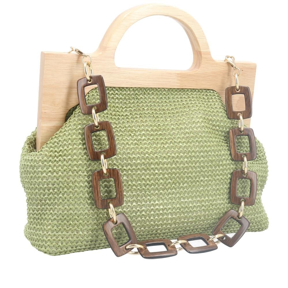Bolsa Clutch de Ráfia Grace Bauarte