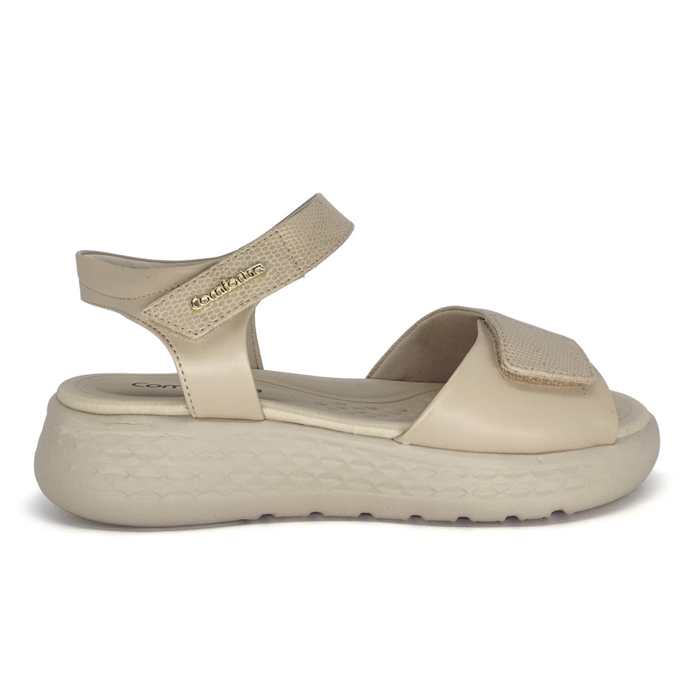 Sandália Comfortflex Salto Baixo Calce Fácil Conforto