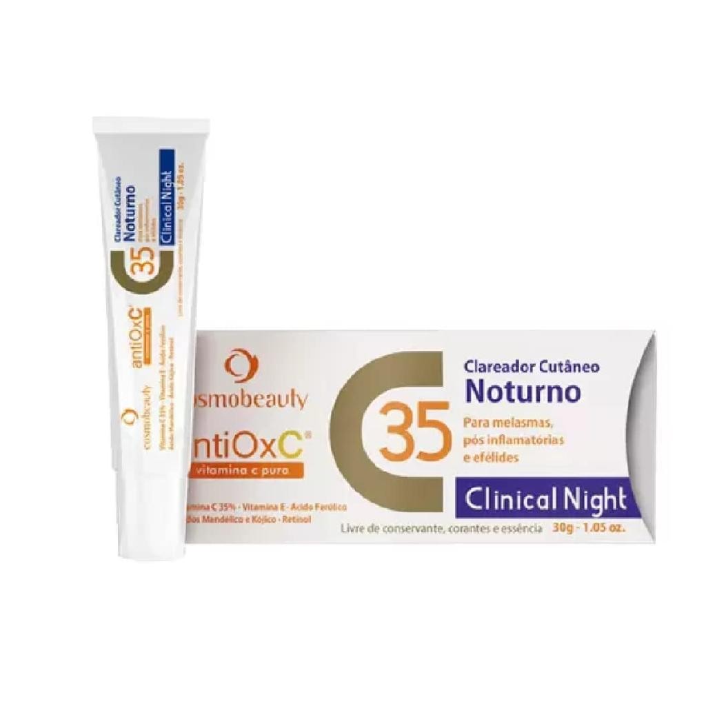 Antiox C Clinical Night Creme Anti Idade Cosmobeauty 30g