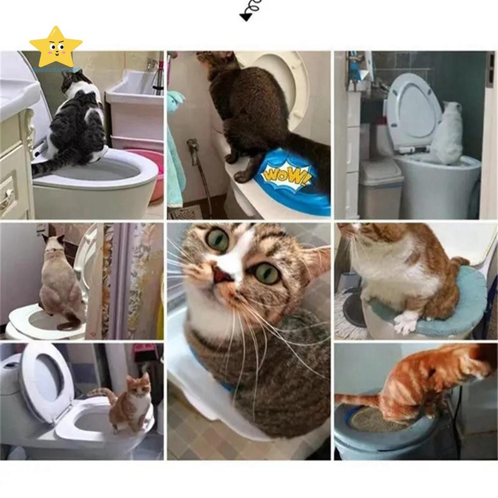 Kit De Treinamento De Banheiro Para Gatos , Plástico , Reutilizável , Filhote De Cachorro , Maca , Treinador , Animais D — imagem 2 de 2