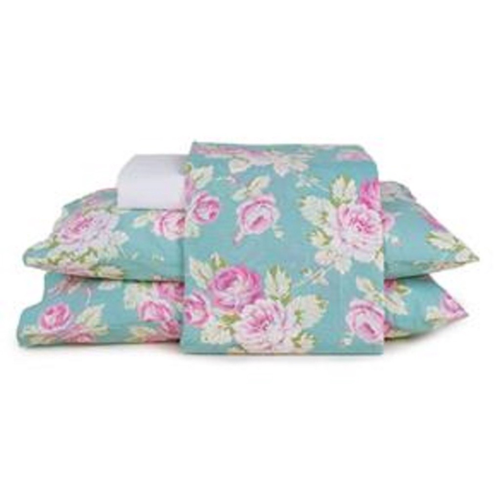 JOGO DE LENÇOL QUEEN 4 PEÇAS 1-LENÇOL COM ELÁSTICO 1-LENÇOL COM BAINHA 2- FRONHA ACABAMENTO BAINHA