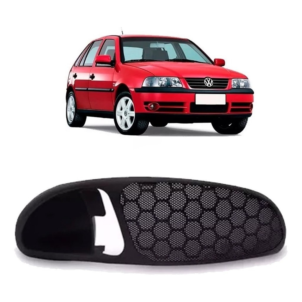 Moldura Acabamento Maçaneta Interna Gol Parati Saveiro G3 99 2000 2001 2002 2003 2004 2005 Porta Dianteira Preto