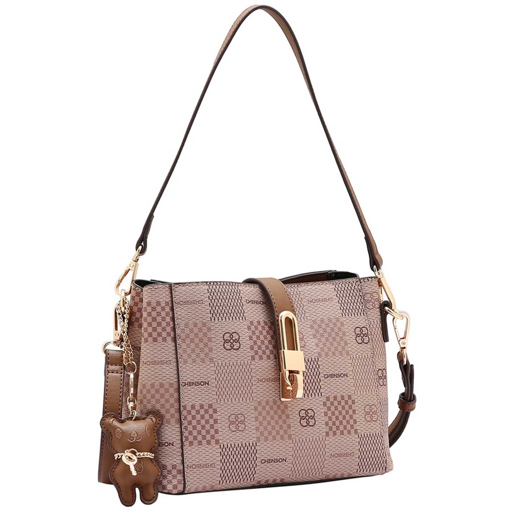 Detalhes do Bolsa Feminina Chenson Original Elemento Gráfico Ombro 3485097