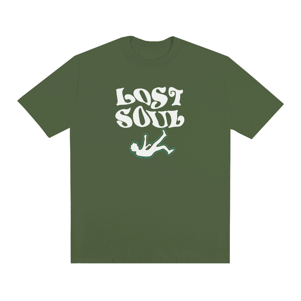Camiseta Streetwear Lost Soul Estampada Camiseta Oversized Algodão Oferta
