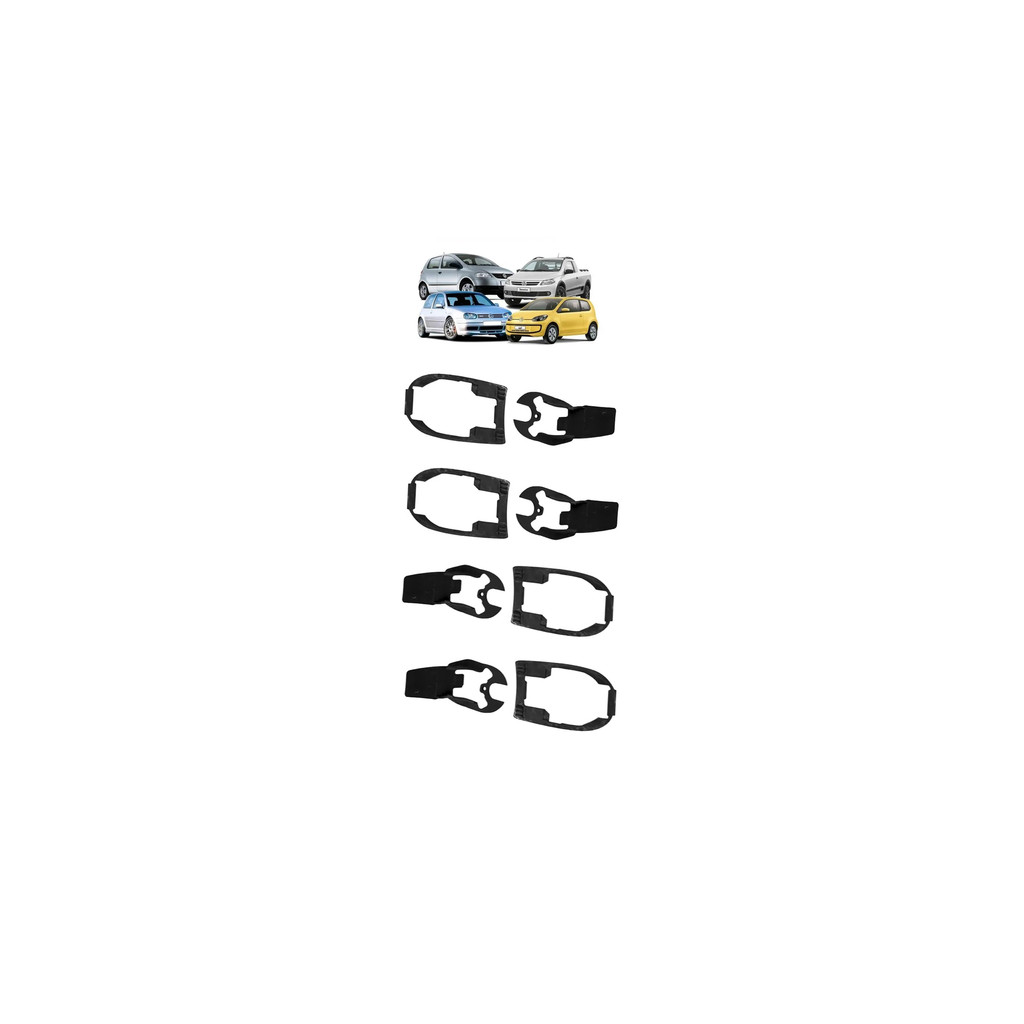 KIT CALÇO MAÇANETA PORTA FOX GOL SAVEIRO G5 BORA PASSAT AL
