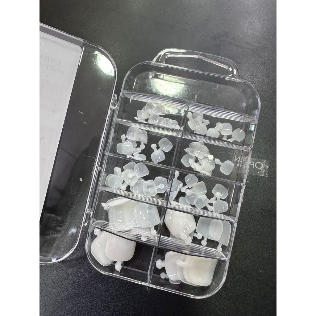 Unha Tips postiça de Pé com 100 unidades ou 130unidades - Real Love