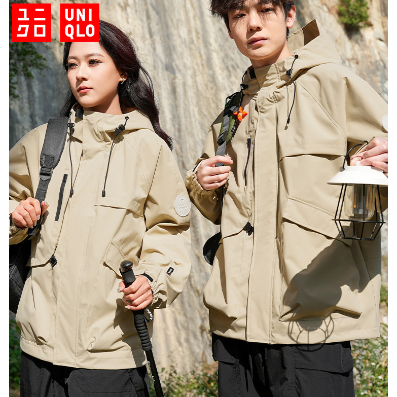 UNIQLO Jaqueta Impermeável Masculina Feminina Ao Ar Livre De Alta Qualidade À Prova De Vento De Montanhismo
