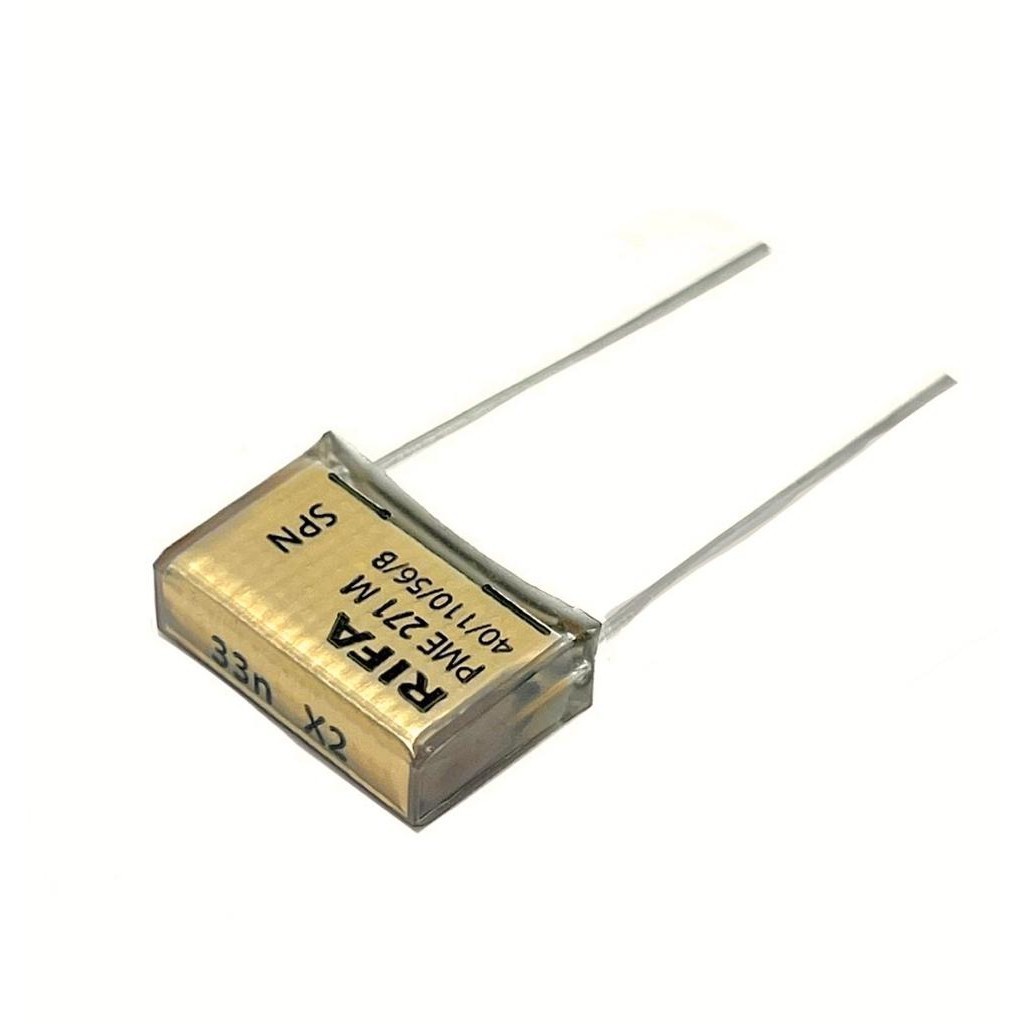 CAPACITOR SUPRESSOR X2 0,033UF 275VAC 630VDC PME271M533MR30 RIFA_KEMET (33NF 275V)
