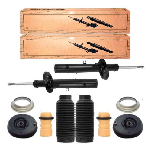 Kit Amortecedor Batente Coifa Coxim Dianteiro Citroën C3