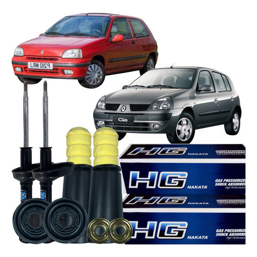 Kit Amortecedor Batente Coxim Dianteiro Clio 1999 Á 2011 em Oferta na Shopee