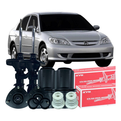 Par Amortecedor Dianteiro Coifa Coxim Batente Civic 2001 2002 em Oferta na Shopee