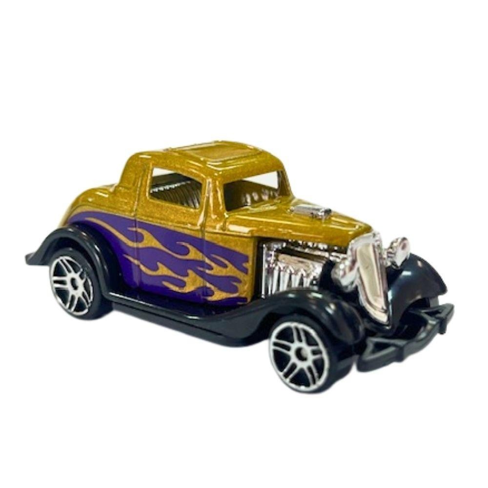 Mini Veículos Die Cast Garagem S.A. - Dragster Dourado em Oferta na Shopee