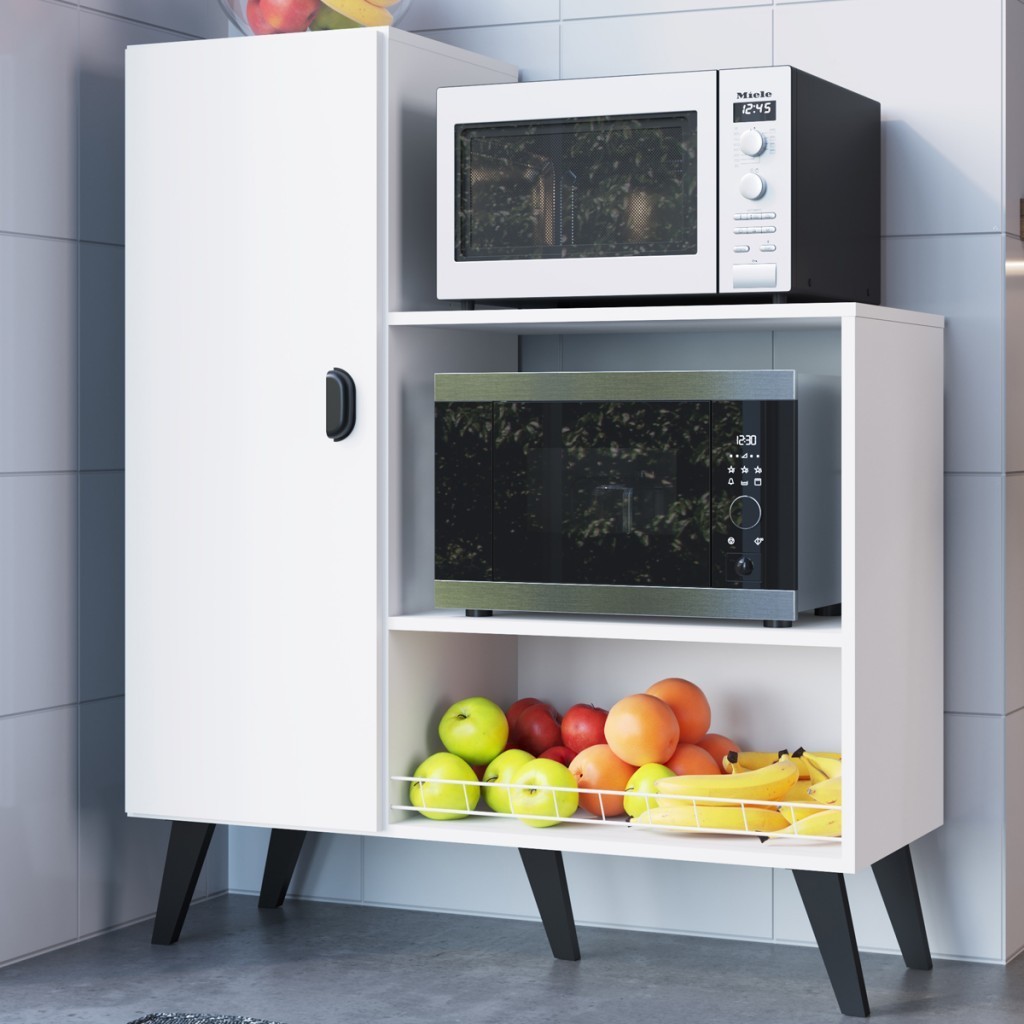 Armário de Cozinha 1 Porta Fr100 Branco - Art In Móveis em Oferta na Shopee