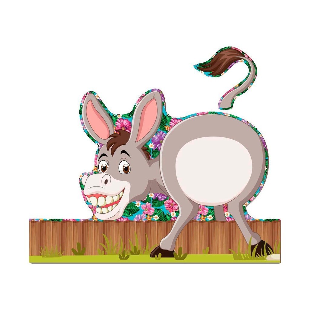 Brincadeira Burro Festa Junina ou Escola Jogo Coloque o Rabo no Burrinho em Oferta na Shopee