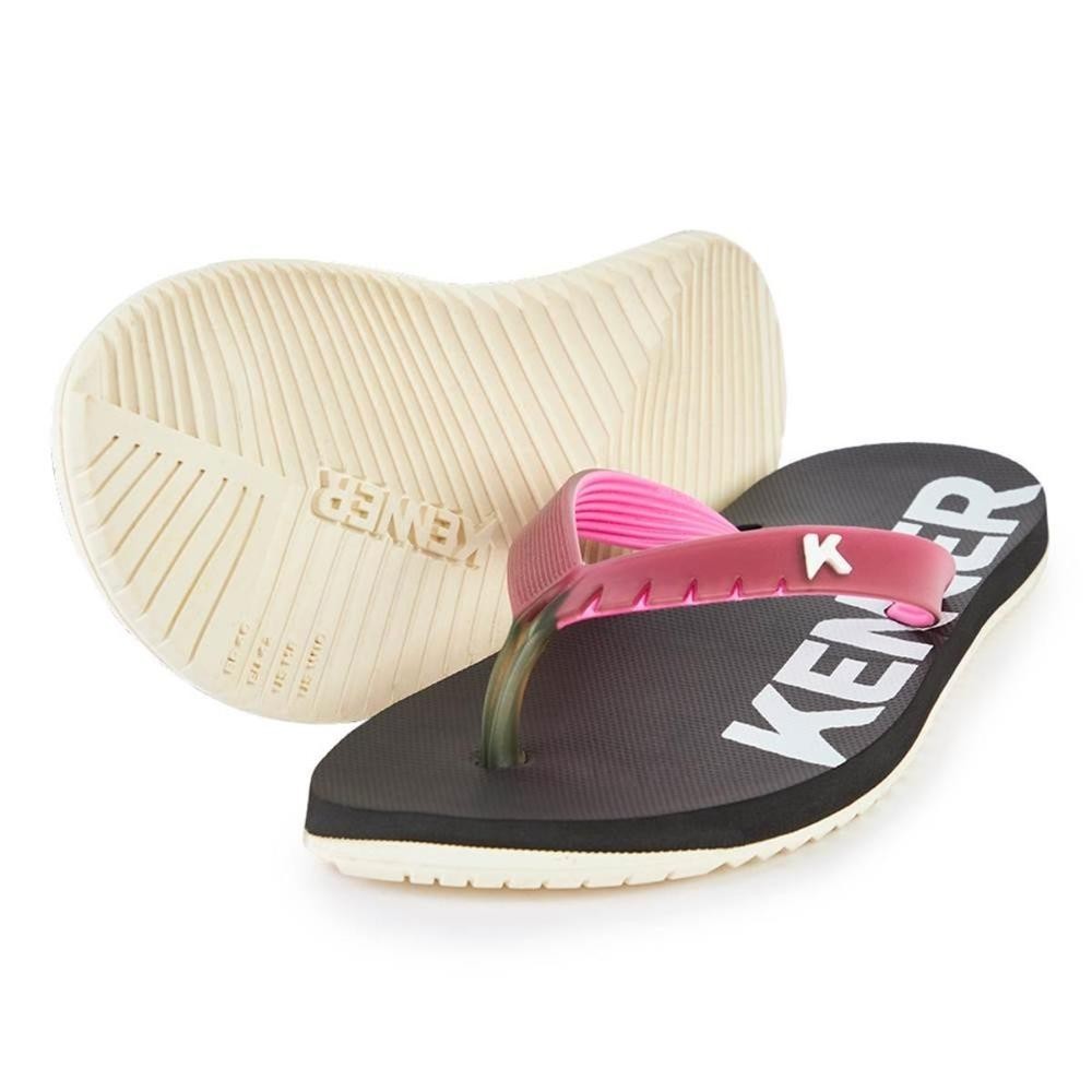 Chinelo Kenner Red Masculino - Preto e Rosa - Men Shoes
