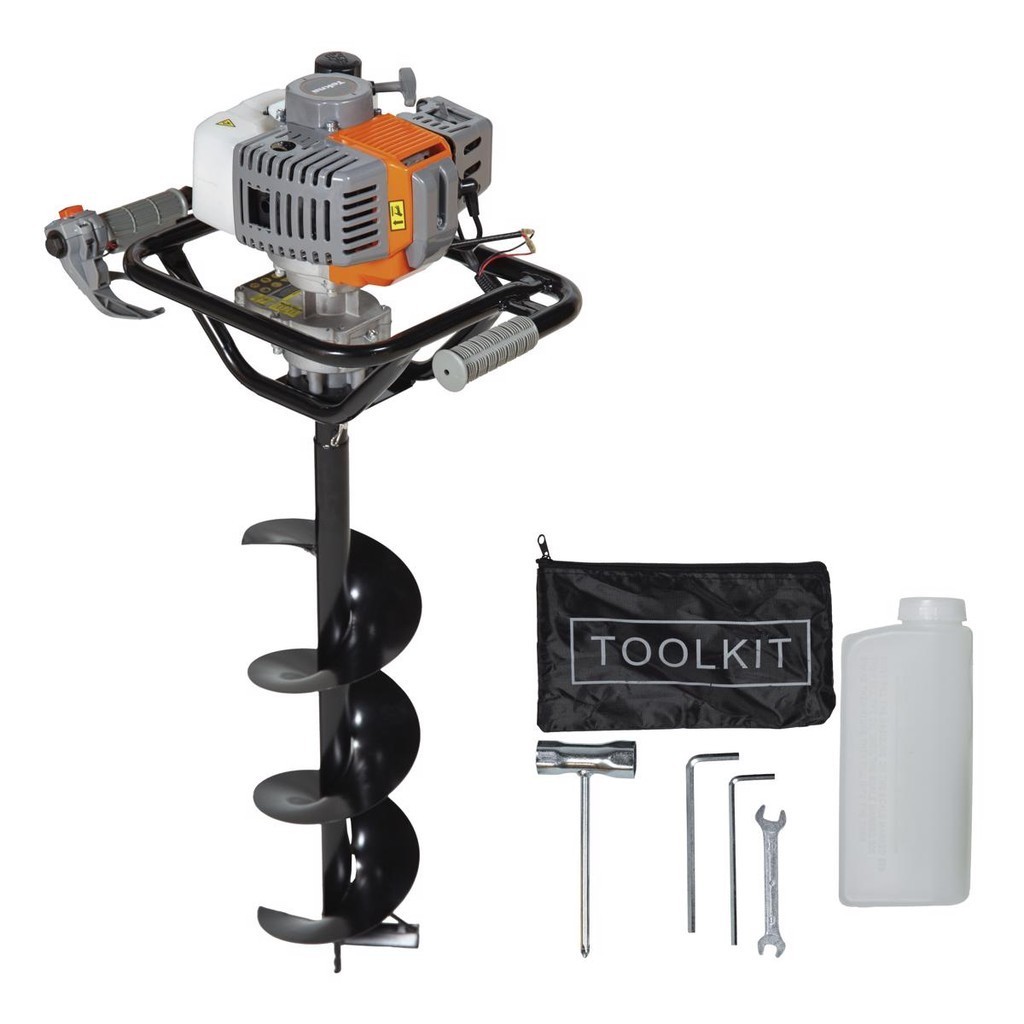 Perfurador De Solo Gasolina 52cc Broca 200mm Tekna em Oferta na Shopee