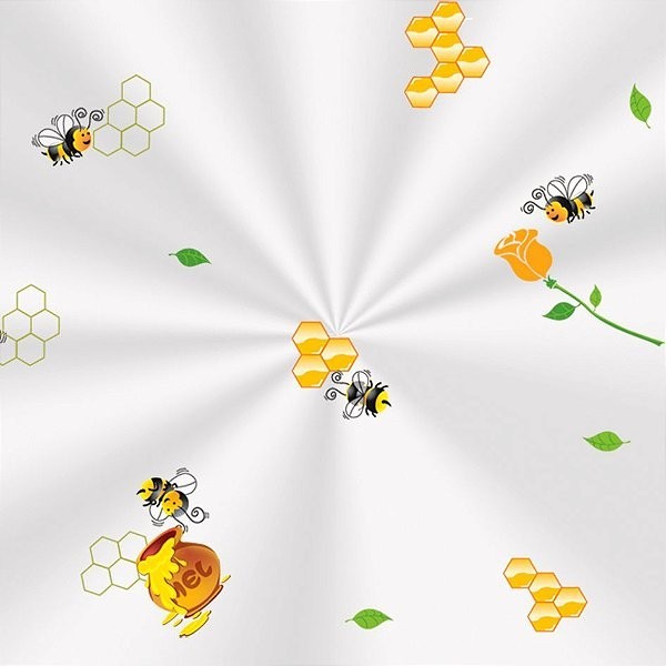 Saco Decorado Pote de Mel - 11x19,5cm - 100 unidades - Cromus - Rizzo Embalagens