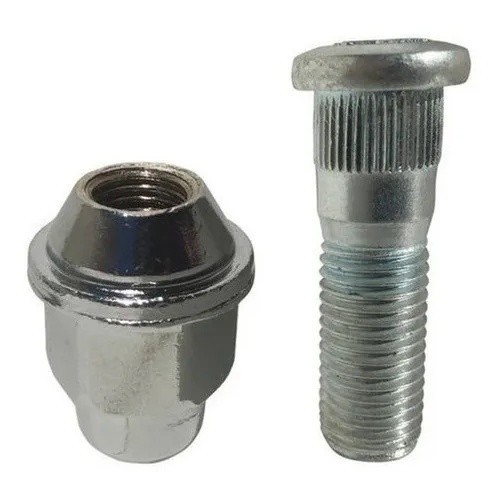 Kit 04 Prisioneiro e 04 Porca Cromada P/ Elantra - Hb20s Todos