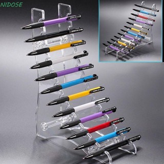 Expositor NIDOSE Stand Papelaria Esferográfica Organizador De Caneta Armazenamento Transparente Rack De Maquiagem em Oferta na Shopee