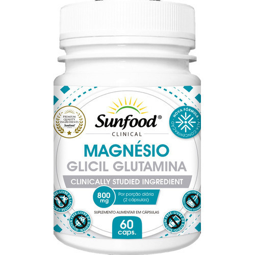 Magnésio Glicil Glutamina - Sunfood