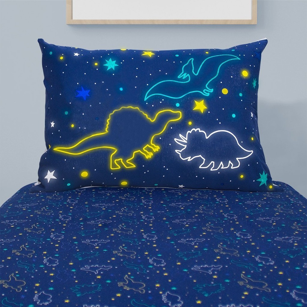 Jogo de Cama Infantil Solteiro 2 peças Portallar Malha Mista Lençol com elástico Estampas Sortidas
