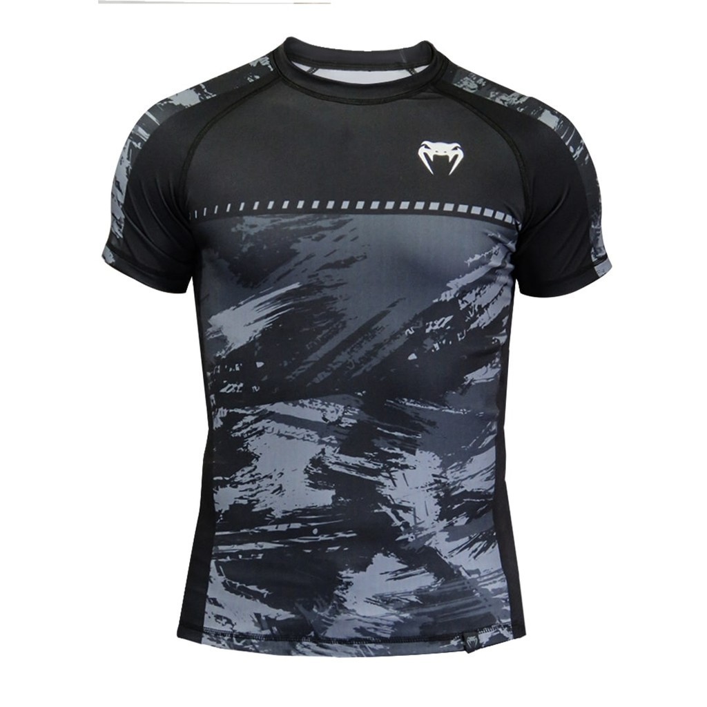 Rashguard Venum Camo Vulkan Performance Black em Oferta na Shopee