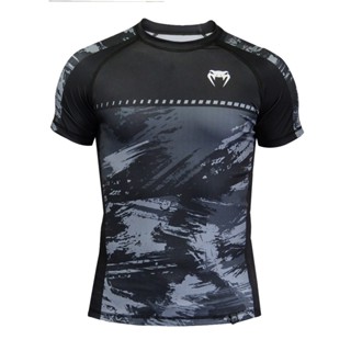 Rashguard Venum Camo Vulkan Performance Black em Oferta na Shopee