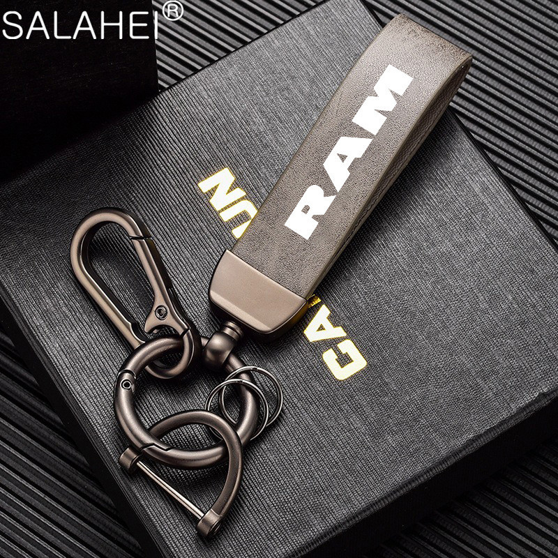 Chaveiro Criativo Universal Para Carros Porta-Chaves De Couro De Alta Qualidade Dodge Ram 1500 2500 3500 Acessórios Estilo