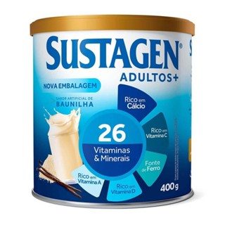 Sustagen Adultos+ Sabor Baunilha Com 400G Suplemento em Oferta na Shopee