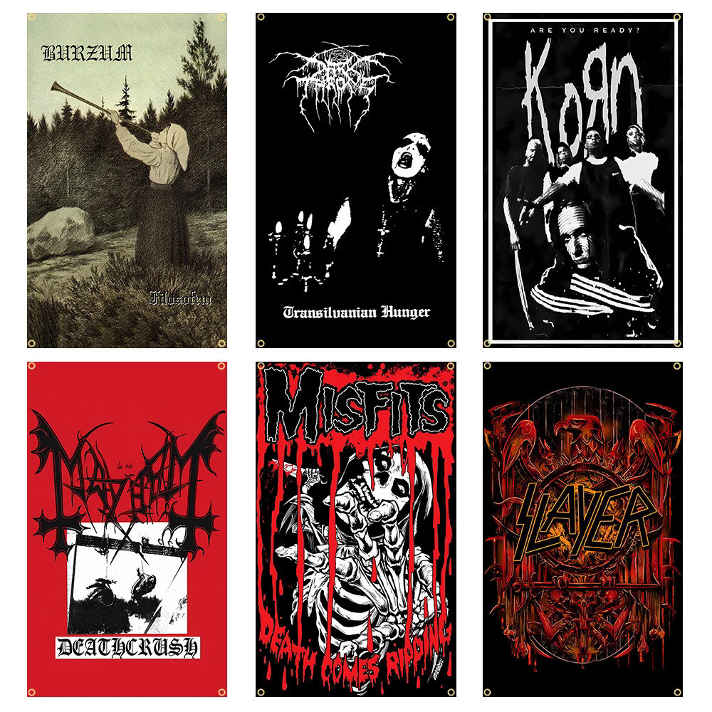 Pôster De Metal Rock Music Home Decoração Pintura A3 em Oferta na Shopee