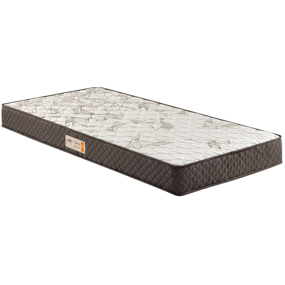 Colchão Solteiro Ecoflex Ecoline D-23 78x188x14 cm com Tecido Bordado em Malha em Oferta na Shopee