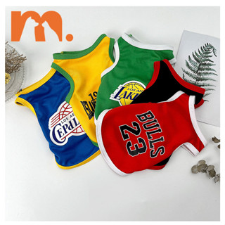【Muhsinpet】Roupa de Cachorro Camisa de Basquetebol para Animais de Estimação Camisa de Gato em Oferta na Shopee