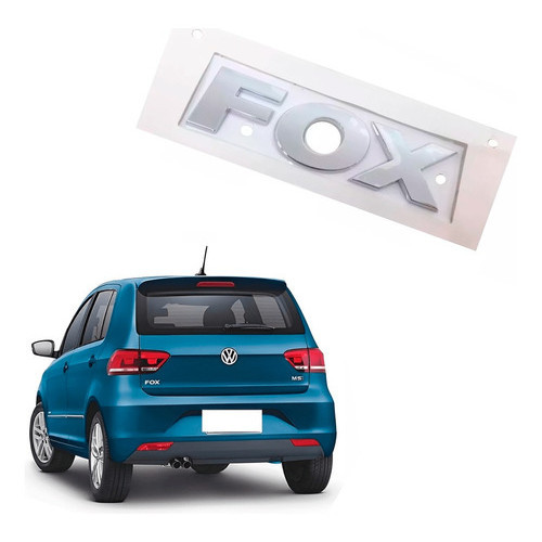 Emblema Logotipo Fox Traseiro Original Volkswagen