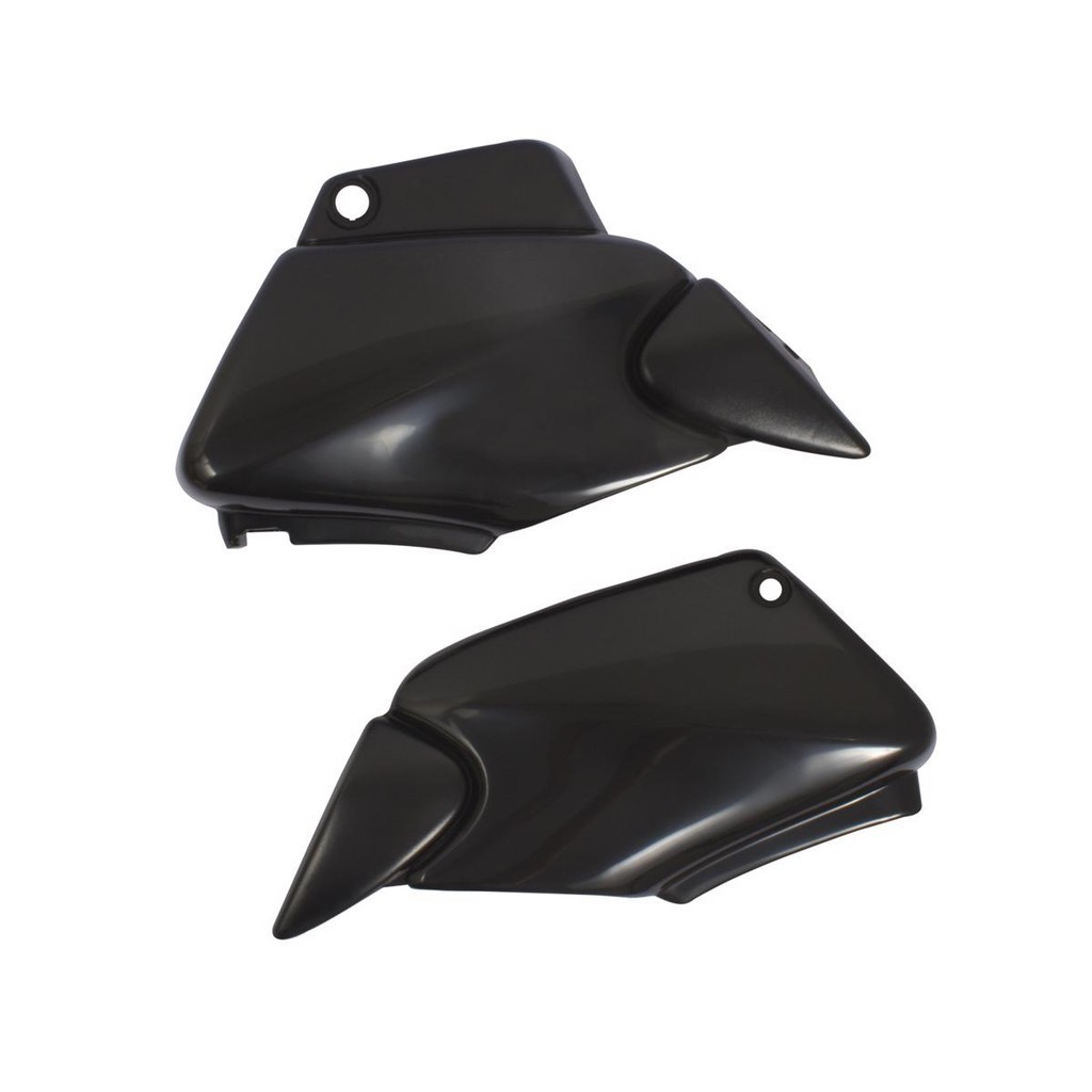 TAMPA LATERAL - FAN 125 S/ PINTURA 2005 2008  PRETO INJ. em Oferta na Shopee