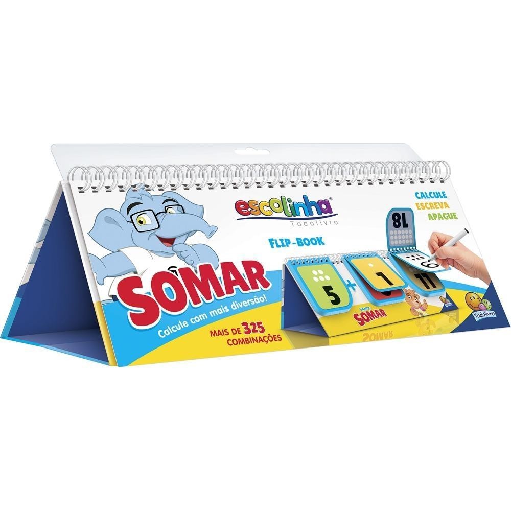 Flip-Book - Combinações Divertidas: Somar (Escolinha Todolivro) - Books & Magazines