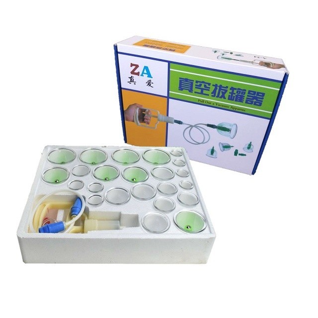 Kit 24 Ventosas Corporal Terapeuticas Ventosaterapia Copos Massoterapia Cupping Acupuntura Sucção em Oferta na Shopee
