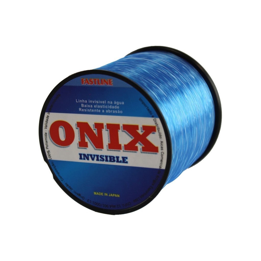 Linha de Pesca Monofilamento Onix Invisible Azul 500m - Fastline - Sports & Outdoors