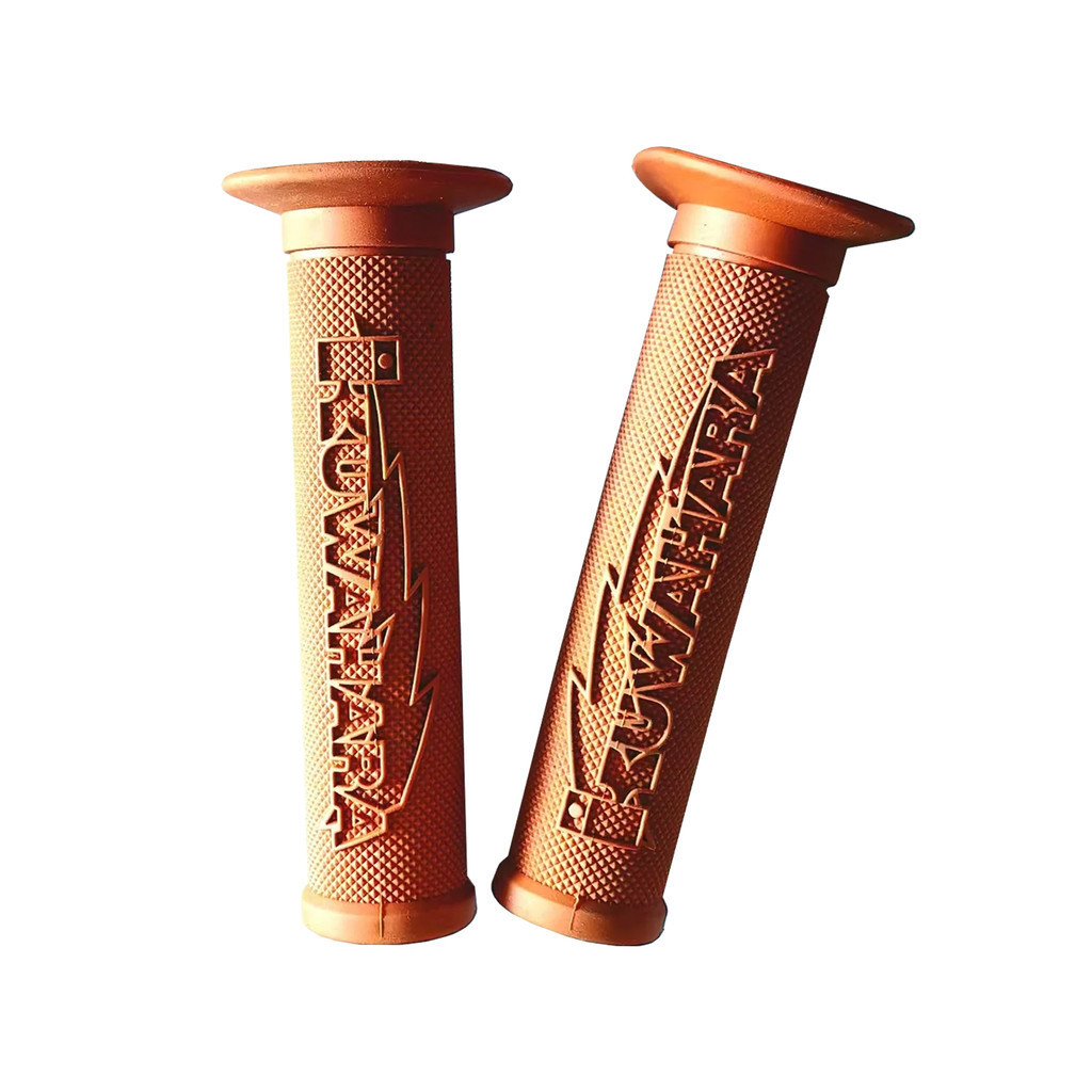 Par de Manoplas Marrom Ciclismo Bike Bmx Kuwahara 22.2mm