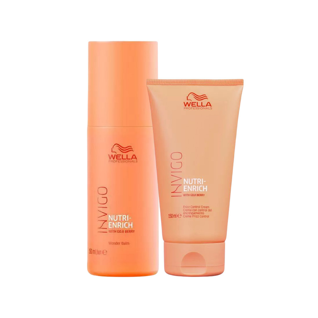 Kit Nutri-Enrich Leave-in Invigo Frizz e Wonder Balm150ml em Oferta na Shopee