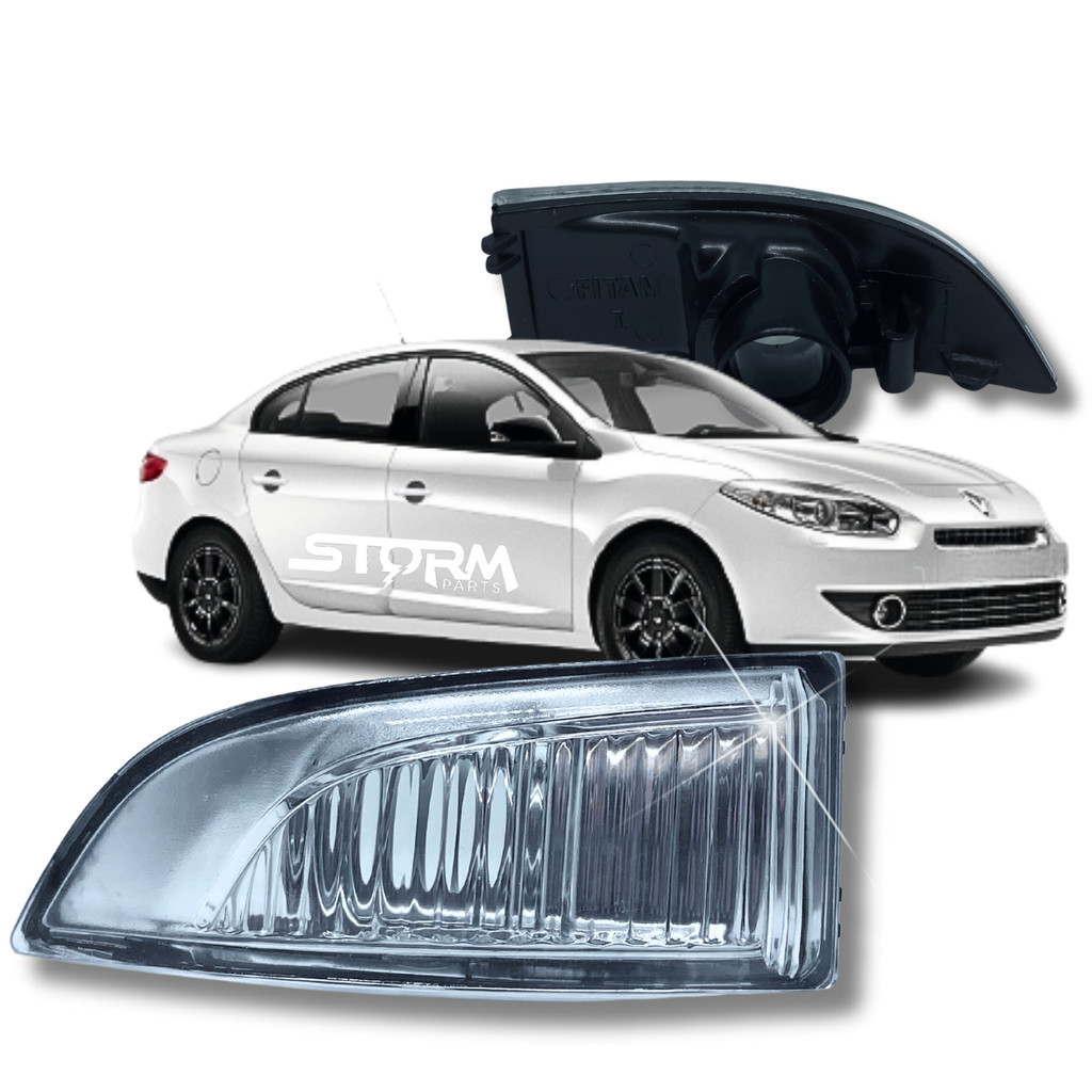 Lanterna Lado Direito Passageiro Renault Fluence Ano 2011 a 2018 Seta Pisca Lateral retrovisor