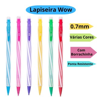 Lapiseira Wow 0.7 Jocar Office Cores Mistas Escolar Escritório - Leo&Leo em Oferta na Shopee