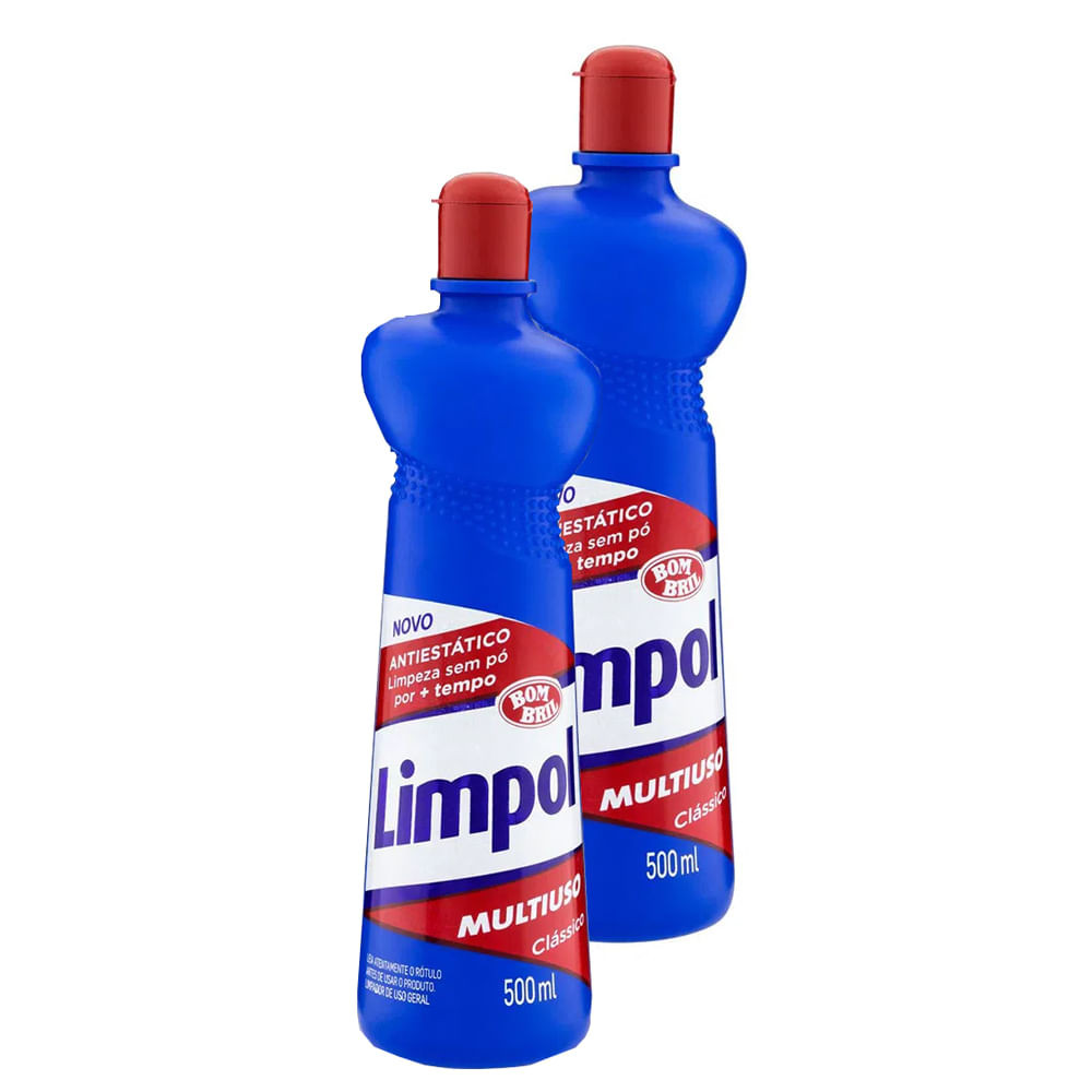 Kit 2 Limpador Limpol Multiuso Clássico 500ml - Home & Living