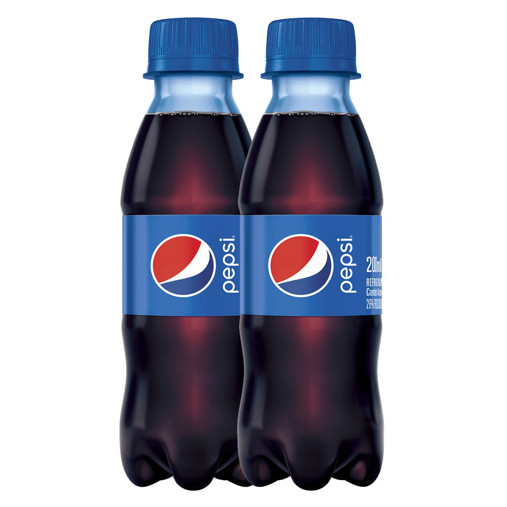 Refrigerante Pepsi 200ml | Kit com duas unidades Refrigerante Pepsi 200ml | Kit com duas unidades
