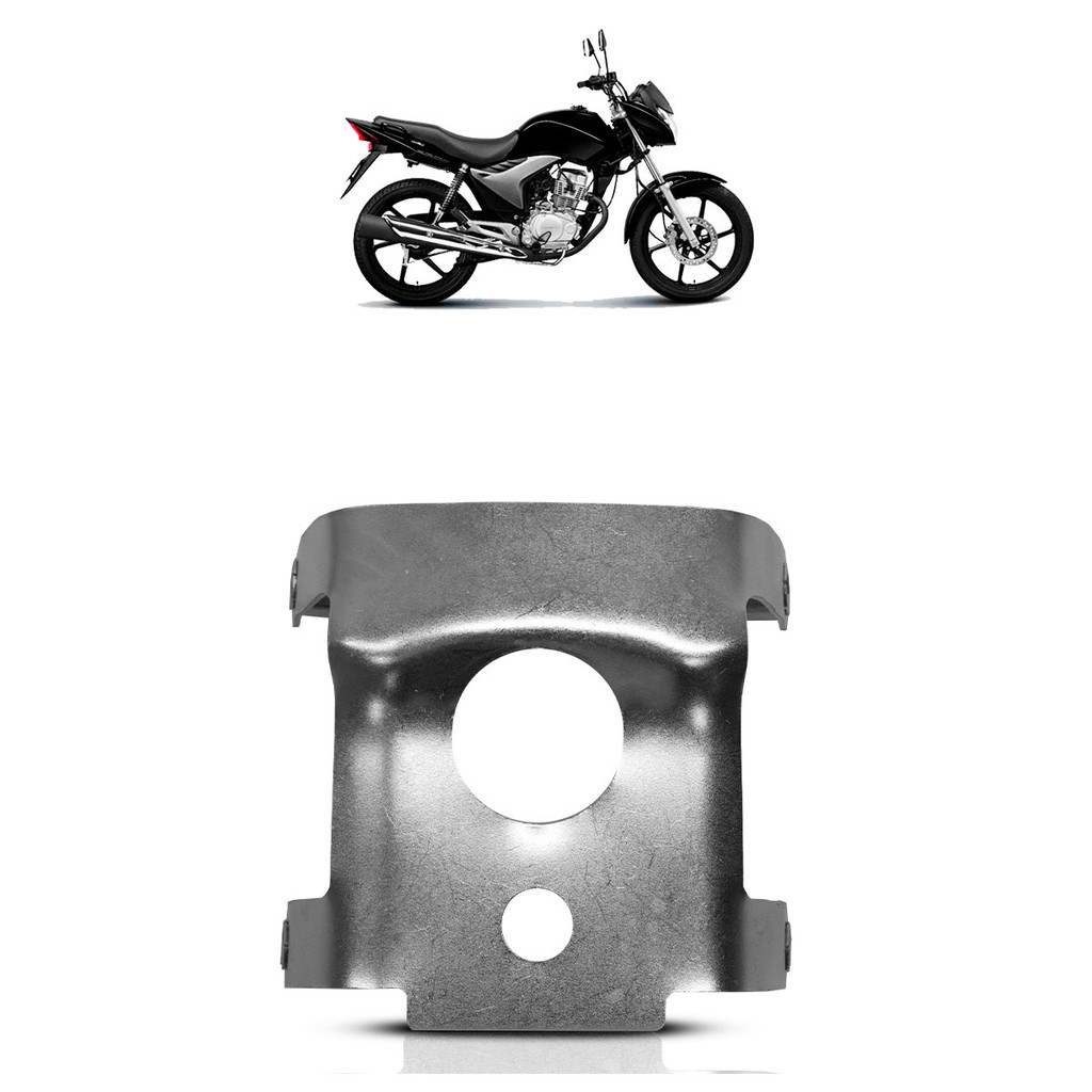 Suporte Aranha CG 150 Titan Mix 2009 2010 2011 2012 2013 Paralama Dianteiro Prata em Oferta na Shopee