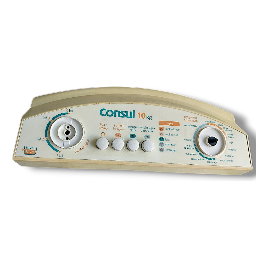 Painel De Controle Lavadora Consul Cwl10 - 326048056