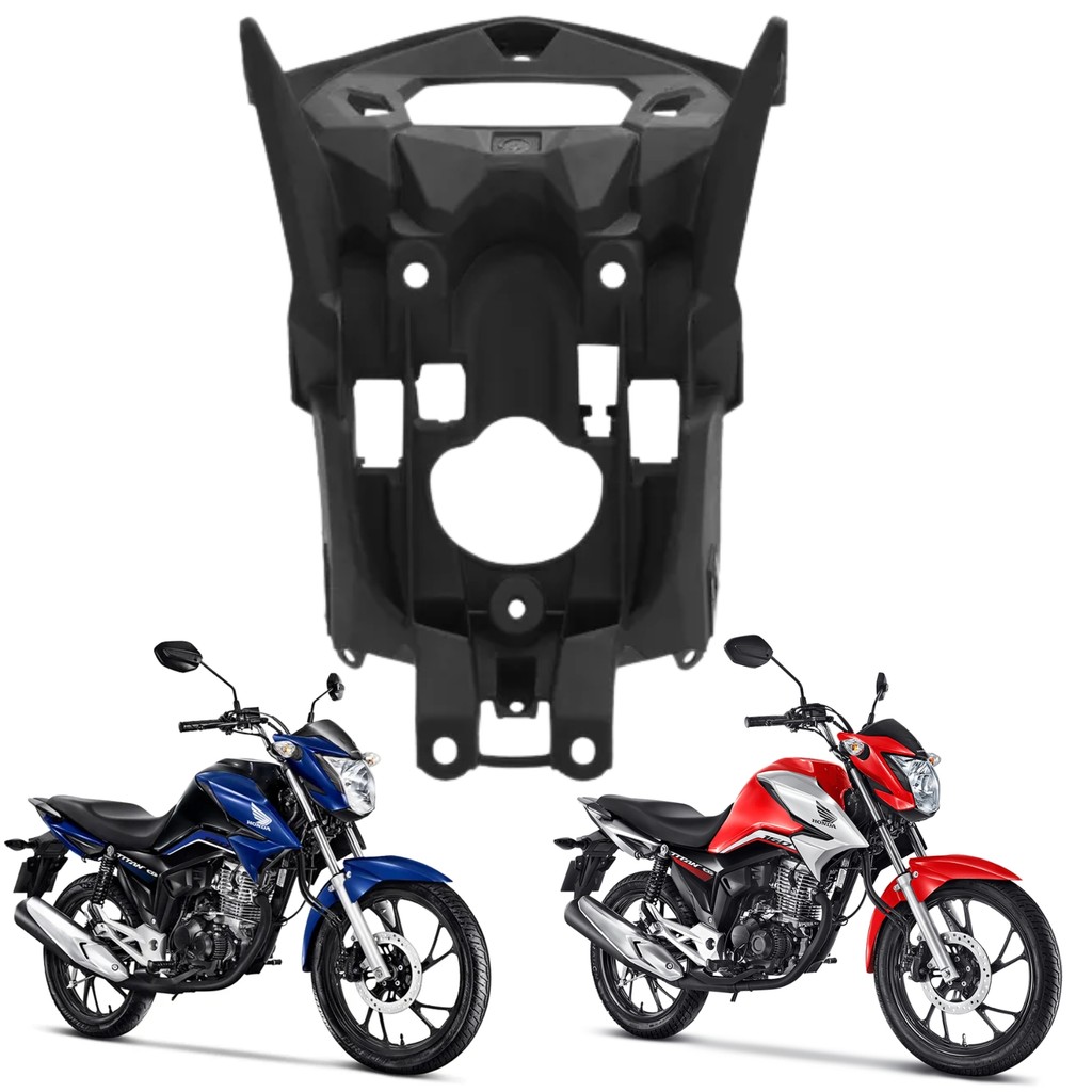 Carenagem Cobertura Capa Traseira Farol Honda Cg Titan 160 2022 2023 2024 PARAMOTOS HONDA