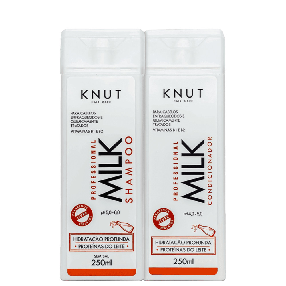 Kit Milk Shampoo + Condicionador Hidratação Profunda Knut