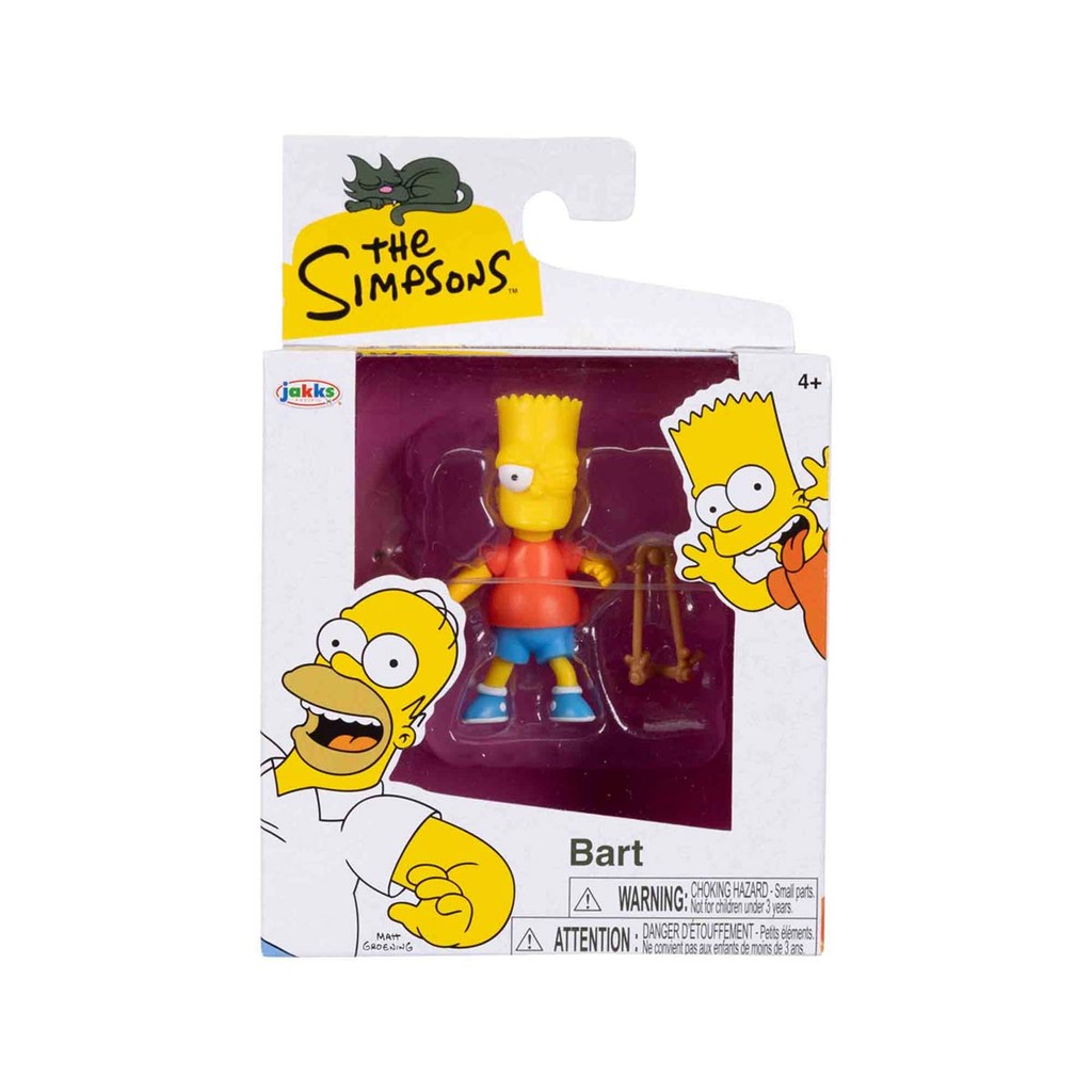 Boneco Articulado Bart de 5cm com Estilingue - Os Simpsons em Oferta na Shopee