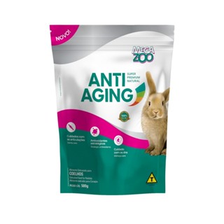 Alimento Extrusado Para Coelhos Anti Aging 500g Megazoo em Oferta na Shopee