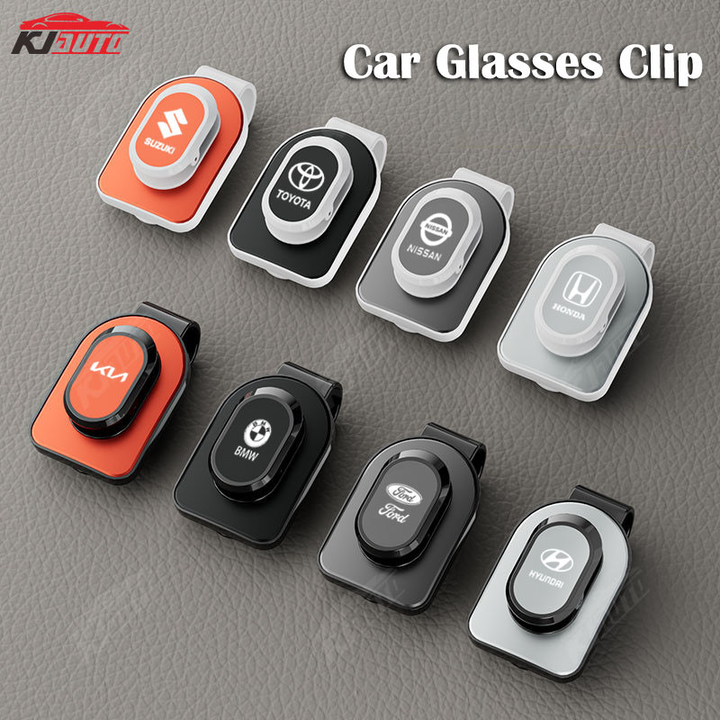 Clipe De Óculos De Carro Caixa De Armazenamento Sol Organizador De Braçadeira De Cartão De Bilhete Acessórios Para Toyot em Oferta na Shopee